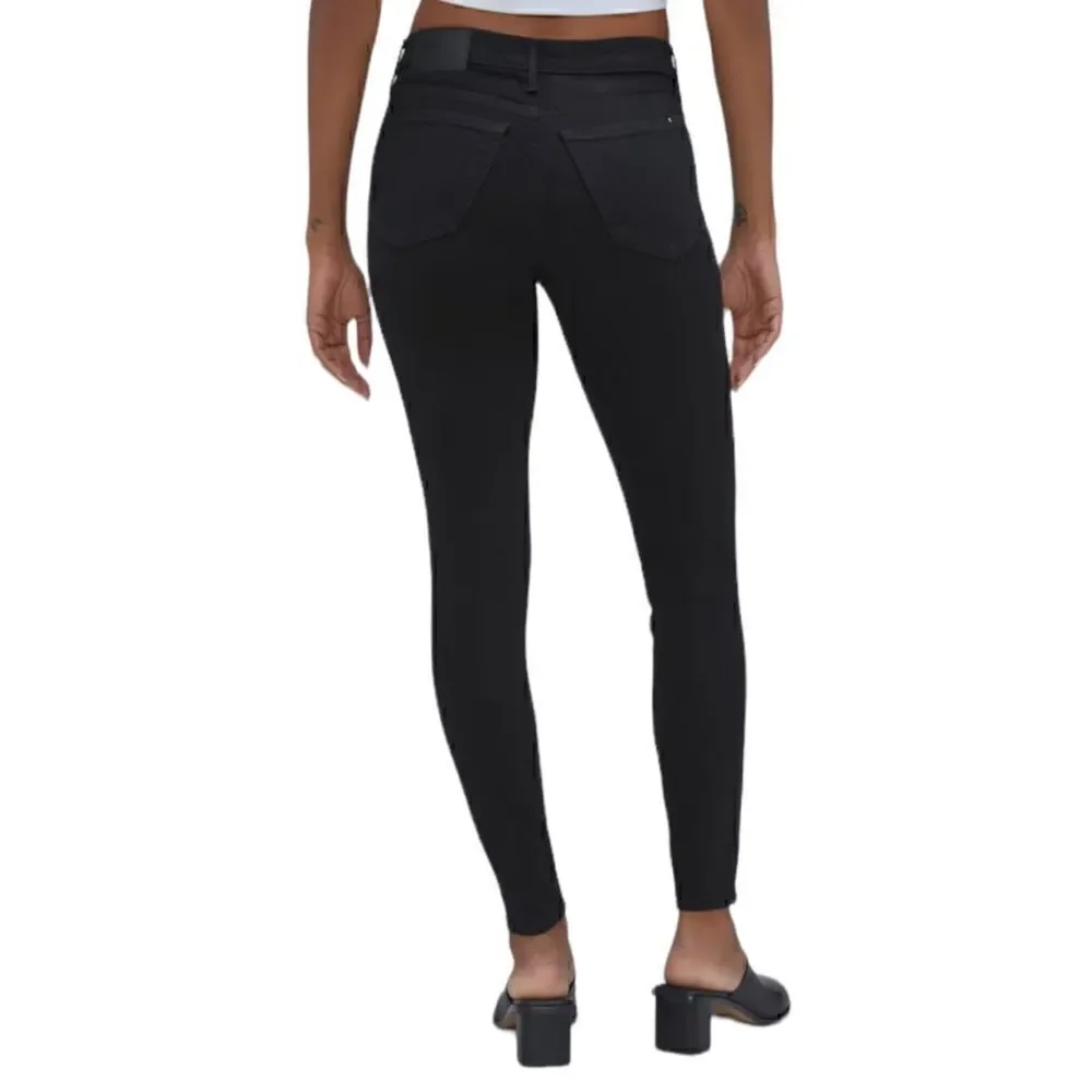 Everlane Black Mid Rise Regular Skinny  Stretch Jean